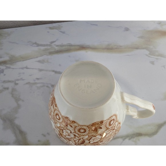 Tiffany & Co Johnson Brothers Liberty Pink Floral Chinz Coffee Cup and Saucer - Picture 6 of 6